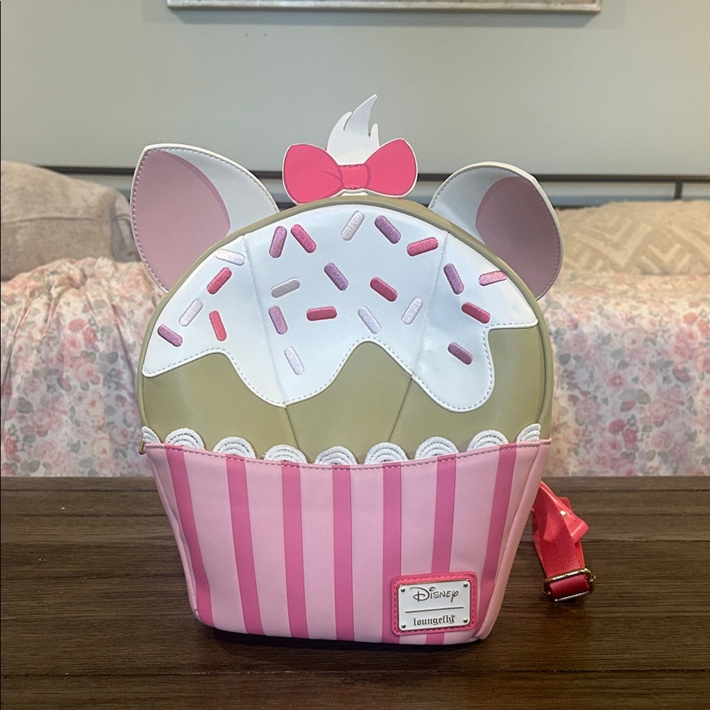 Loungefly Disney Cupcake Backpack - Pink and Cream